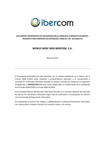 WORLD WIDE WEB IBERCOM, S.A.