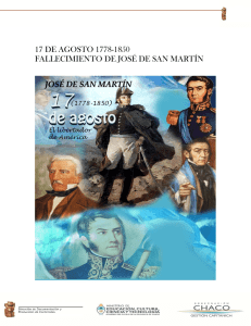 17 de agosto 1778-1850 fallecimiento de josé de san martín