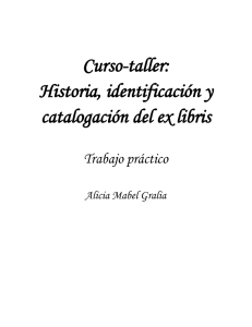 Curso-taller: Historia, identificación y catalogación del ex libris