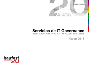 Servicios de IT Governance