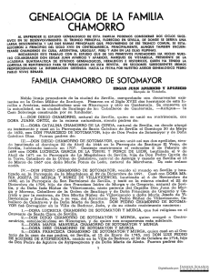 Genealogía de la familia Chamorro