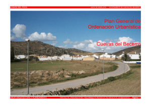 Plan General de Ordenación Urbanística Cuevas del Becerro