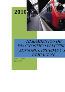 heramientas de diagnostico electrico, sensores, pruebas y su