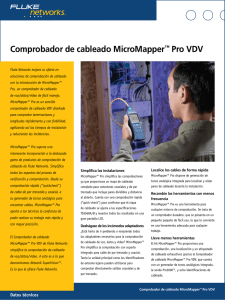Comprobador de cableado MicroMapper™ Pro VDV