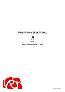 programa electoral