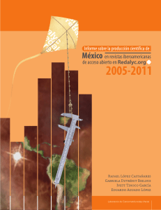 Informe sobre la producción científica de México