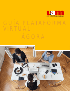 guía plataforma virtual ágora