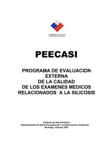 programa peecasi - Instituto de Salud Pública de Chile