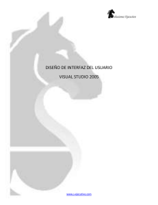 diseño de interfaz del usuario visual studio 2005