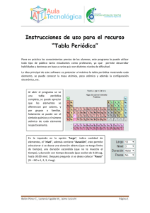Manual uso Tabla Periodica