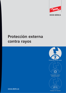 Catalogo protección contra rayos