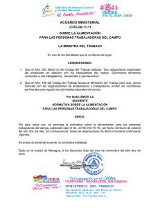 Ministerio del Trabajo de Nicaragua