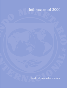 Informe anual del FMI 2000 -- archivo 1 de 8