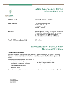 Información Clave - TransUnion Chile