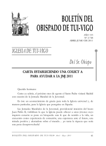 Abril - Junio 2011 - Diocese de Tui-Vigo