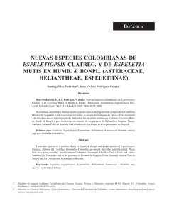 2-NUEVAS ESPECIES.p65 - Academia Colombiana de Ciencias