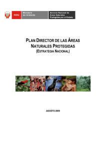 Plan Director - Áreas Naturales Protegidas