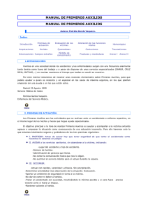 MANUAL DE PRIMEROS AUXILIOS