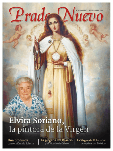 Elvira Soriano, la pintora de la Virgen
