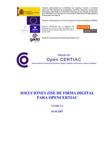 Soluciones de Firma Digital para OpenCERTIAC