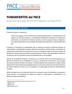 FUNDAMENTOS del PACE - Universidad de Chile