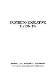 proyecto educativo orionita - Instituto Padre Valentín Bonetti