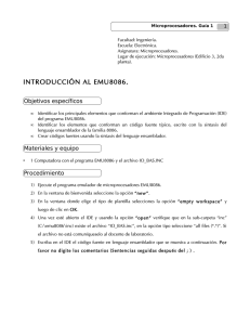 INTRODUCCIÓN AL EMU8086.