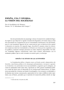 ESPAÑA, UNA Y DIVERSA - Real Academia de Ciencias Morales y