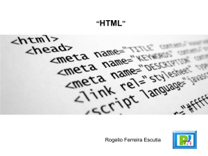 HTML - Instituto Tecnológico de Morelia