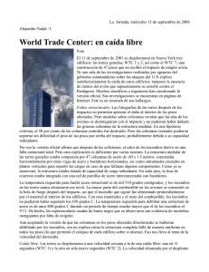 World Trade Center: en caída libre