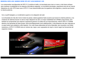 MEMORIA DDR3 4GB 1600MHZ SERIE XPG SKY
