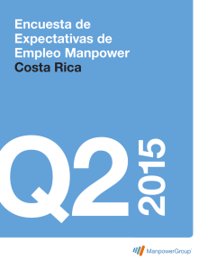 encuesta de expectativas de empleo Manpower Costa Rica