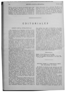 editoriales - Revista Clínica Española