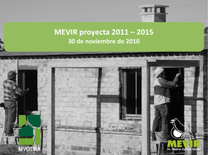 MEVIR Proyección 2011-2015