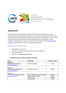 Alojamiento - IUCN World Parks Congress