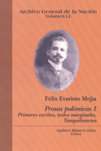 Felix E. Mejía tomo I.pmd - Archivo General de la Nación