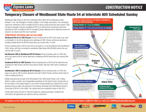 ConstruCtion notiCe - Keep San Diego Moving
