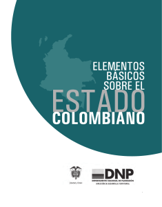 Elementos basicos sobre el estado colombiano- pnd