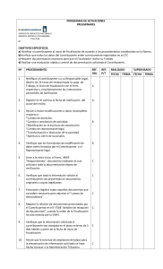 formulario de programas actuales impuestos nacionales Bolivia