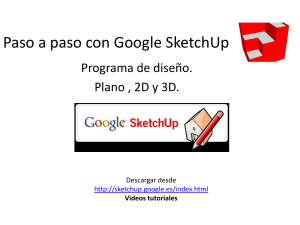 Paso a paso con Google SketchUp (1)
