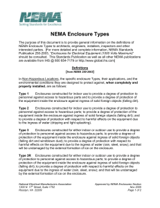 nema enclosure types