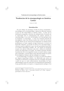 Tendencias de la Etnoarqueologia en America Latina. En Teoria Arqueologica en America del Sur  G. (Politis y R. Peretti)