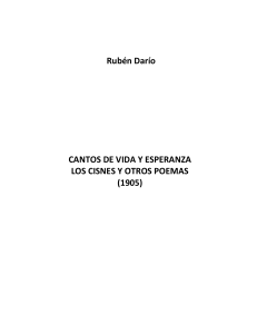 Cantos de Vida y Esperanza - Ruben Dario