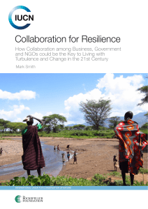 Collaboration for resilience