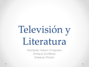 Televisión y Literatura
