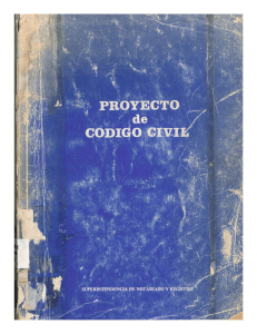 Proyecto Codigo Civil Prof Valencia Zea