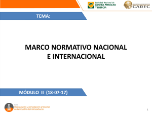 2. Marco Nacional e Internacional