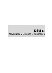 DSM 5  Novedades y Criterios Diagnósticos