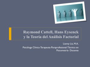 Raymond Cattell, Hans Eysenck  expo Liz
