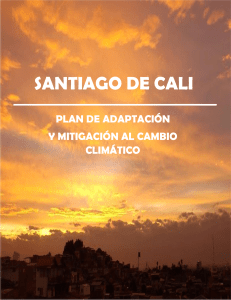 4 PLAN DE ADAPTACION Y MITIGACION AL CC SANTIAGO DE CALI